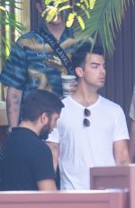 SOPHIE TURNER, PRIYANKA CHOPRA and Nick and Joe Jonas Leaves Their House in Miami 08/08/2019