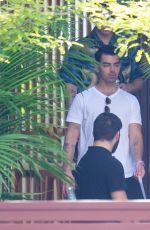 SOPHIE TURNER, PRIYANKA CHOPRA and Nick and Joe Jonas Leaves Their House in Miami 08/08/2019