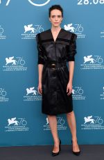 STACY MARTIN at 76th Venice Film Festival in Jury Photocall 08/28/2019