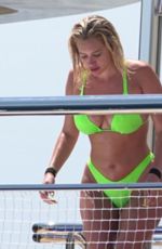 STASSIE KARANIKOLAOU in Bikini at a Yacht in Positano 08/08/2019