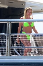 STASSIE KARANIKOLAOU in Bikini at a Yacht in Positano 08/08/2019