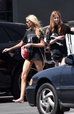 STELLA MAXWELL Leaves Nail Salon in Silver Lake 08/23/2019
