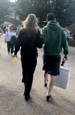 SUKI WATERHOUSE and Robert Pattinson Out in London 08/14/2019