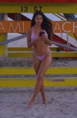 TAO WICKRATH in Bikini at a Beach in Miami 08/28/2019