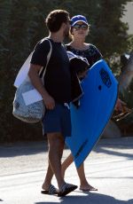 TATIANA DIETEMAN and Tobey Maguire Out in Malibu 08/21/2019