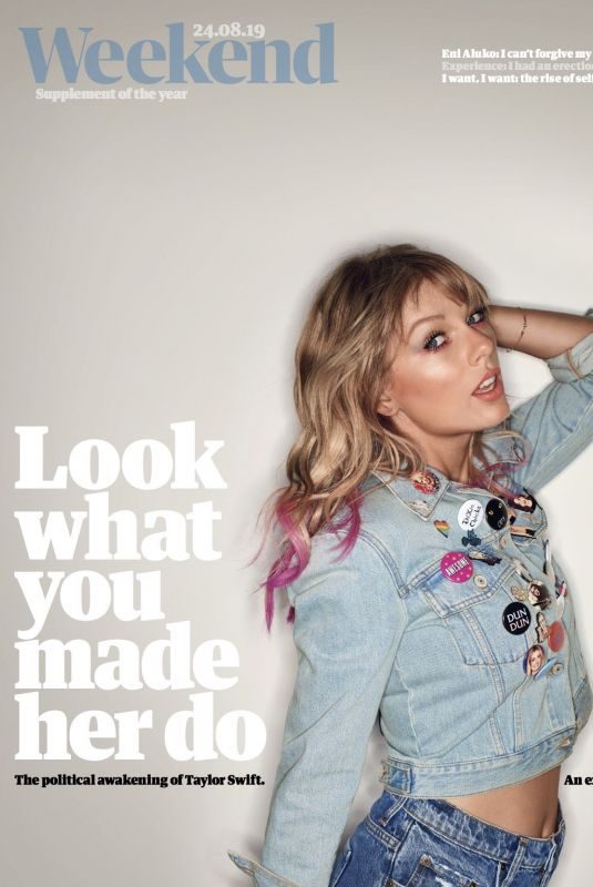 TAYLOR SWIFT in The Guardian, August 2019