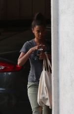 THANDIE NEWTON Arrives at Her Home in Los Feliz 08/05/2019