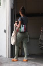 THANDIE NEWTON Arrives at Her Home in Los Feliz 08/05/2019