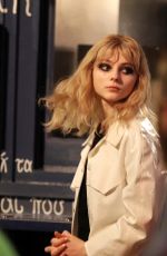 THOMASIN MCKENZIE on the Set of Last Night in Soho in London 08/15/2019