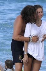 THYLANE BLONDEAU in Bikini at a Beach in St. Barts 08/14/2019