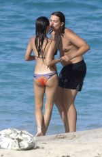 THYLANE BLONDEAU in Bikini at a Beach in St. Barts 08/14/2019