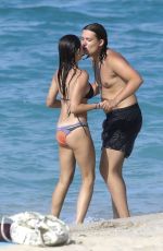 THYLANE BLONDEAU in Bikini at a Beach in St. Barts 08/14/2019