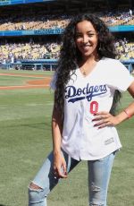 TINASHE at Dodger Stadium in Los Angeles 08/25/2019