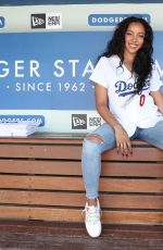 TINASHE at Dodger Stadium in Los Angeles 08/25/2019