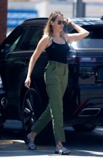 TISH CYRUS Out Shopping in Los Angeles 08/11/2019