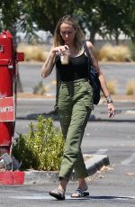 TISH CYRUS Out Shopping in Los Angeles 08/11/2019