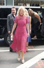 TORI SPELLING and JENNIE GARTH Arrives at Strahan & Sara Show in New York 08/06/2019