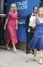 TORI SPELLING and JENNIE GARTH Arrives at Strahan & Sara Show in New York 08/06/2019