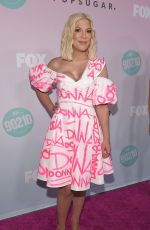 TORI SPELLING at Beverly Hills 90210 Peach Pit Pop-up in Los Angeles 08/03/2019