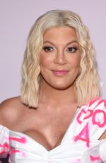TORI SPELLING at Beverly Hills 90210 Peach Pit Pop-up in Los Angeles 08/03/2019