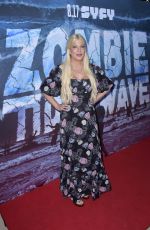 TORI SPELLING at Zombie Tidal Wave in Los Angeles 08/12/2019