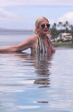 TORI SPELLING in Swimsuit on Vacation in Hawaii 08/27/2019