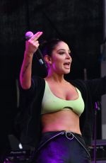 TULISA CONTOSTAVLOS Performs at Leeds Pride at Millennium Square 08/04/2019