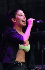 TULISA CONTOSTAVLOS Performs at Leeds Pride at Millennium Square 08/04/2019