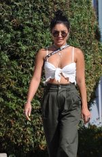VANESSA HUDGENS Out Shopping at Hot Rock Store in Hollywood 08/25/2019
