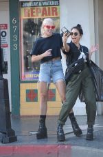 VANESSA HUDGENS Out Shopping at Hot Rock Store in Hollywood 08/25/2019