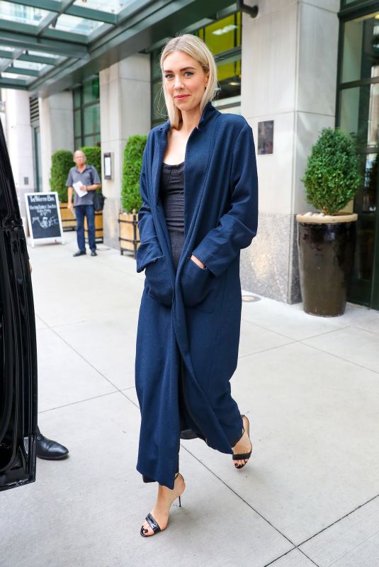 VANESSA KIRBY Heading to Tonight Show Starring Jimmy Fallon in New York 08/01/2019