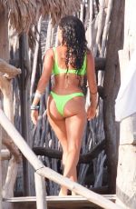 VANESSA MORGAN in Bikini on Vacation in Tulum 08/29/2019