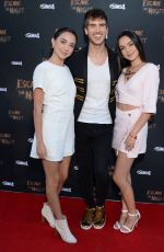 VERONICA and VANESSA MERRELL at Escape the Night Escape Room Experience in Los Angeles 08/08/2019