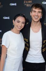 VERONICA and VANESSA MERRELL at Escape the Night Escape Room Experience in Los Angeles 08/08/2019