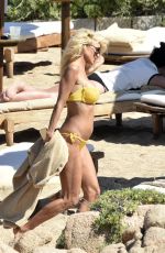 VICTORIA SILVSTEDT in Bikini at a Beach in Sardinia 08/03/2019