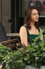 VIOLETT BEANE on the Set of God Friended Me in New York 08/13/2019