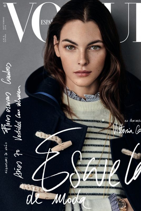 VITTORIA CERETTI in Vogue Magazine, Spain September 2019