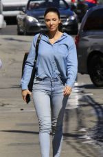 WHITNEY CUMMINGS Arrives at Jimmy Kimmel! Live in Los Angeles 08/12/2019