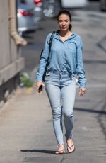 WHITNEY CUMMINGS Arrives at Jimmy Kimmel! Live in Los Angeles 08/12/2019