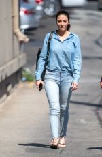 WHITNEY CUMMINGS Arrives at Jimmy Kimmel! Live in Los Angeles 08/12/2019