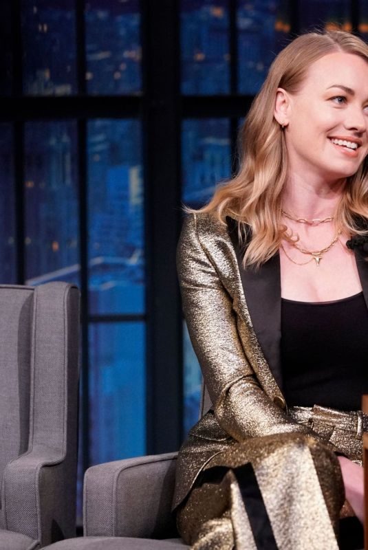 YVONNE STRAHOVSKI at Late Night with Seth Meyers 08/13/2019
