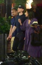 ZAWE ASHTON and Tom Hiddleston Night Out in New York 08/12/2019