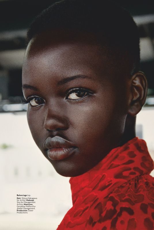 ADUT AKECH in Instyle Magazine, October 2019