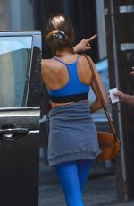 ALESSANDRA AMBROSIO Arrives at Yoga Class in Los Angeles 09/18/2019