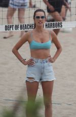 ALESSANDRA AMBROSIO at a Beach in Santa Monica 09/02/2019