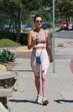 ALESSANDRA AMBROSIO in Tights Out in Los Angeles 09/04/2019