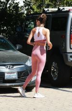 ALESSANDRA AMBROSIO in Tights Out in Los Angeles 09/04/2019