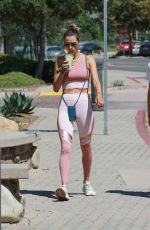 ALESSANDRA AMBROSIO in Tights Out in Los Angeles 09/04/2019