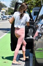 ALESSANDRA AMBROSIO Leaves a Gym in Los Angeles 09/04/2019