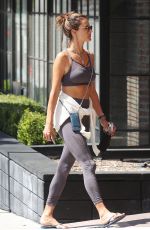 ALESSANDRA AMBROSIO Leaves Pilates Class in Los Angeles 09/05/2019